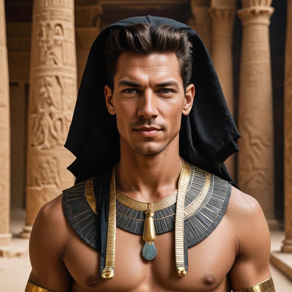 Black Egyptian Royalty Photo Style