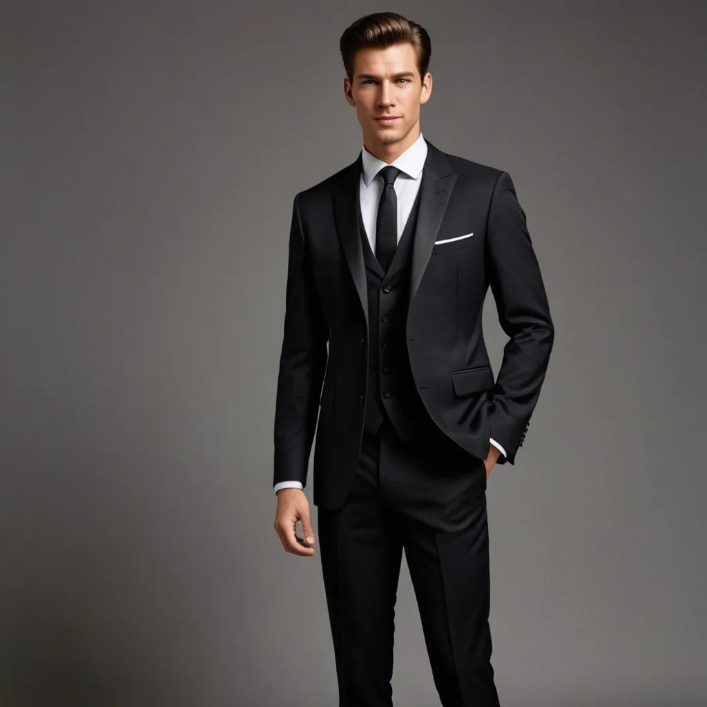 Black Formal Attire Dress Photo Style