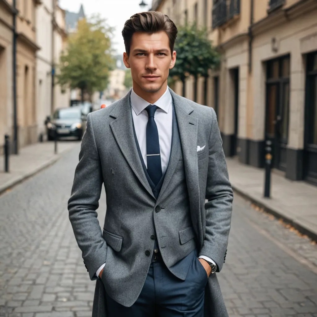 Coat and Tie Photo Style