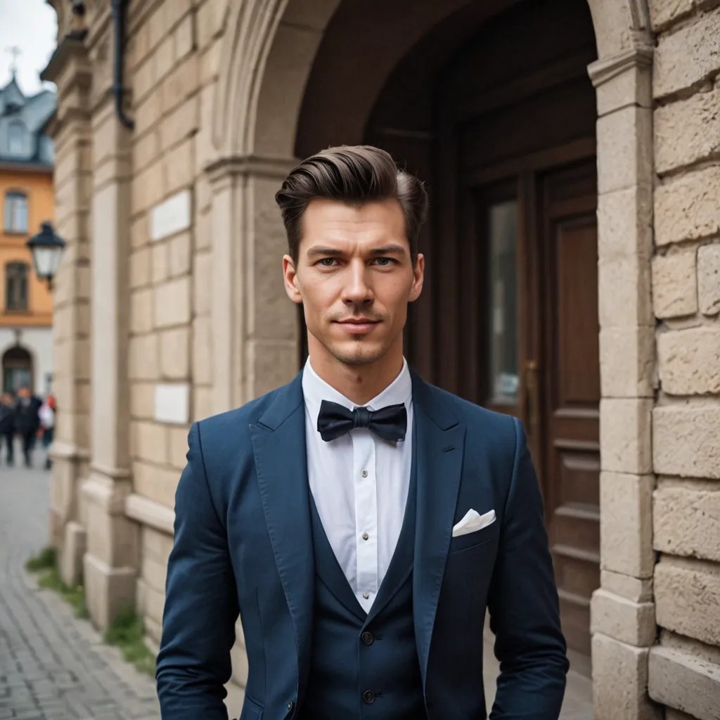 Портрет в стиле XIX века на фоне Нижегородской ярмарки Photo Style