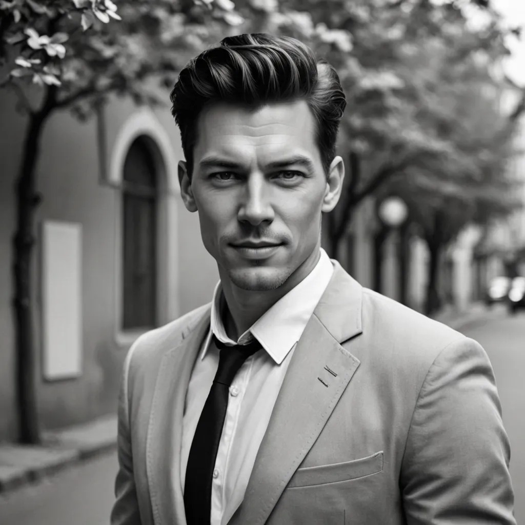 Чёрно-белая Photo Style