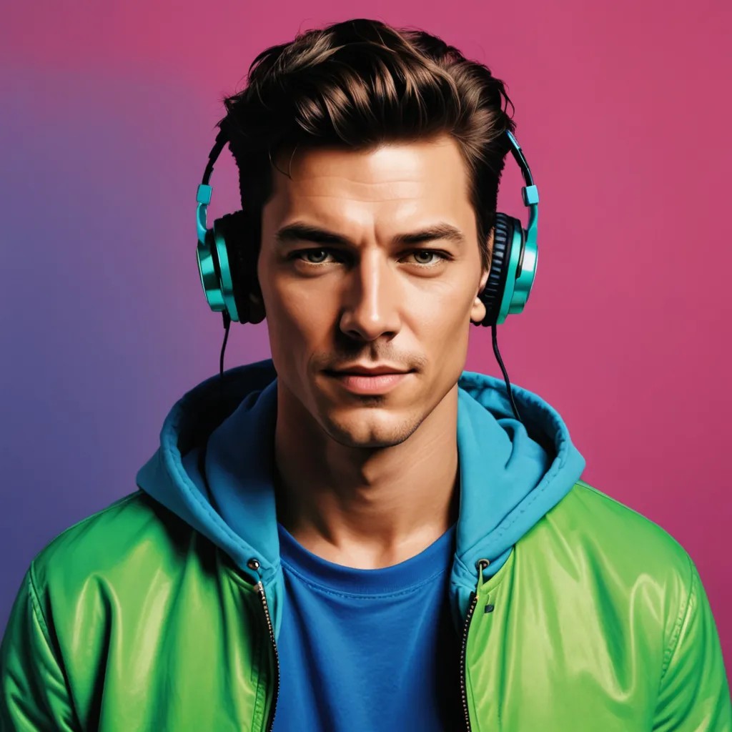 DJ Pop Art Photo Style