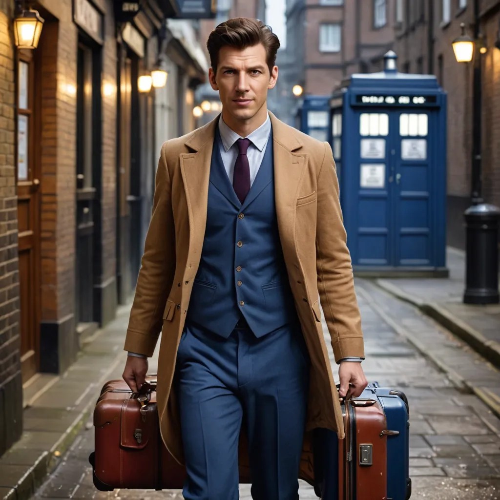 Doctor Who Luggage Photo Style