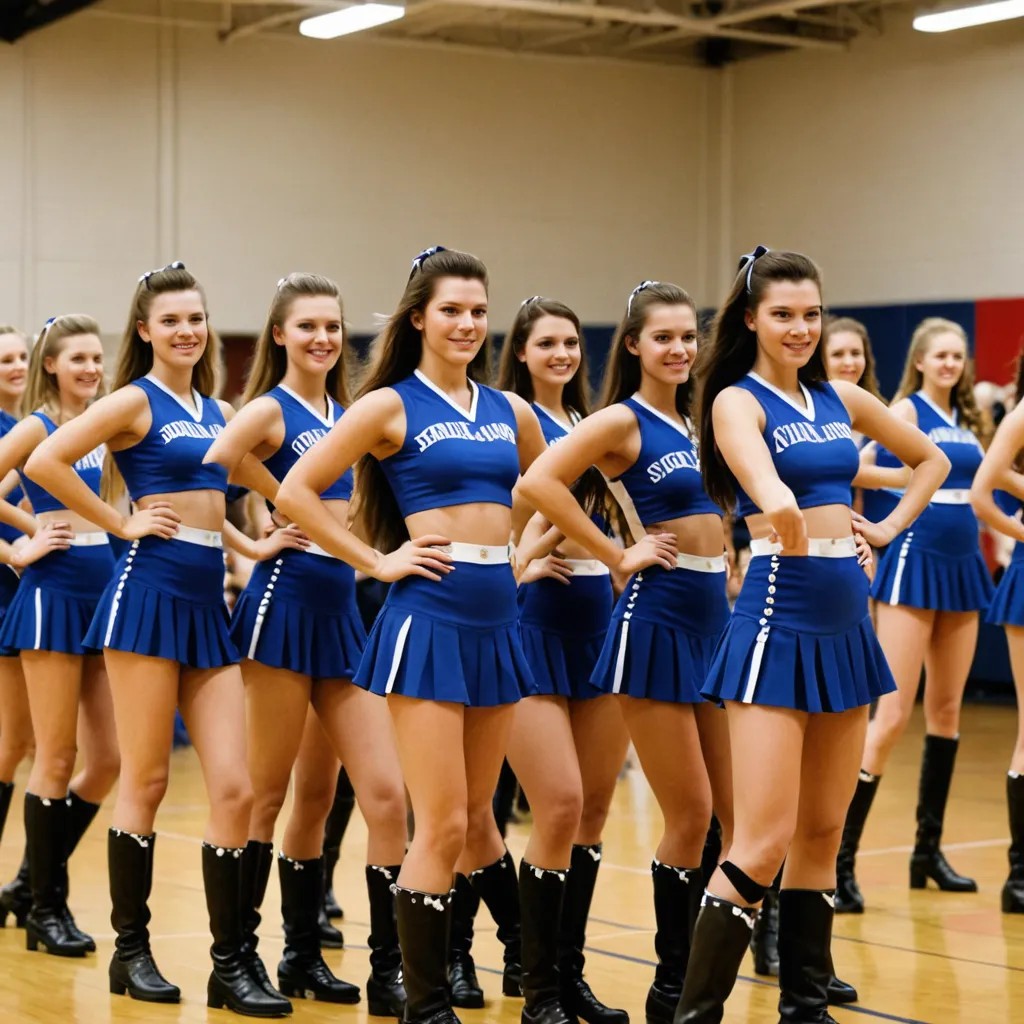 High School Drill Team Girl Photo Style