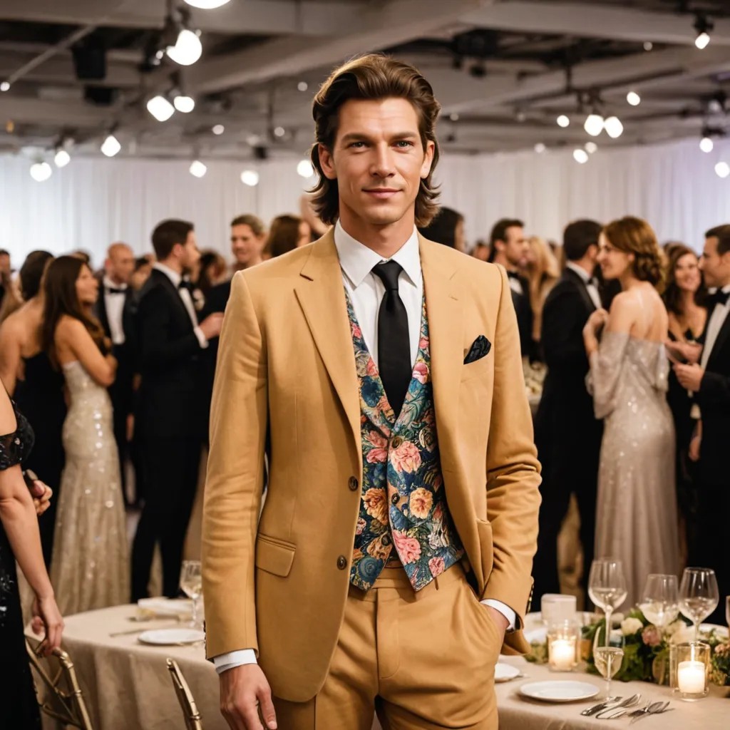 Hippie at a Black Tie Event Photo Style