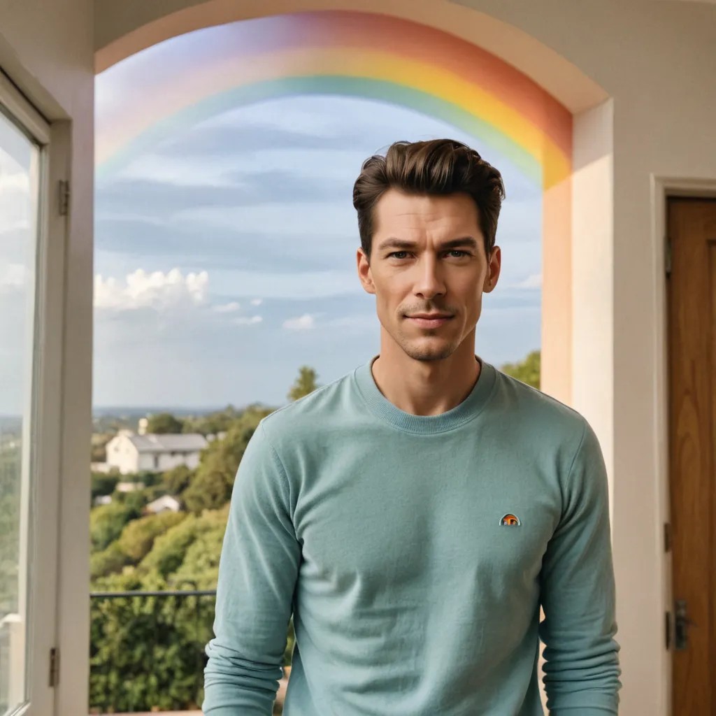 House Rainbow Photo Style