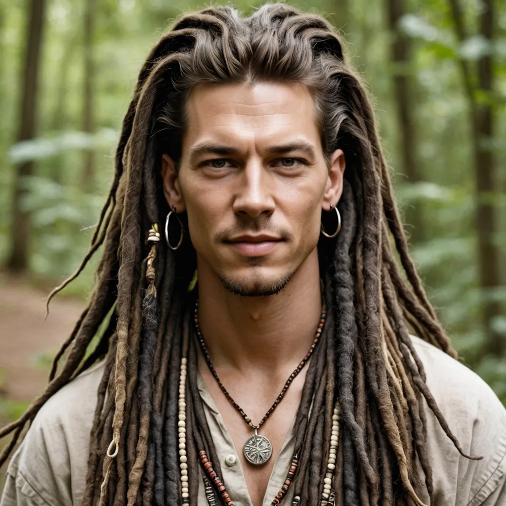 King with Long Dreads Photo Style