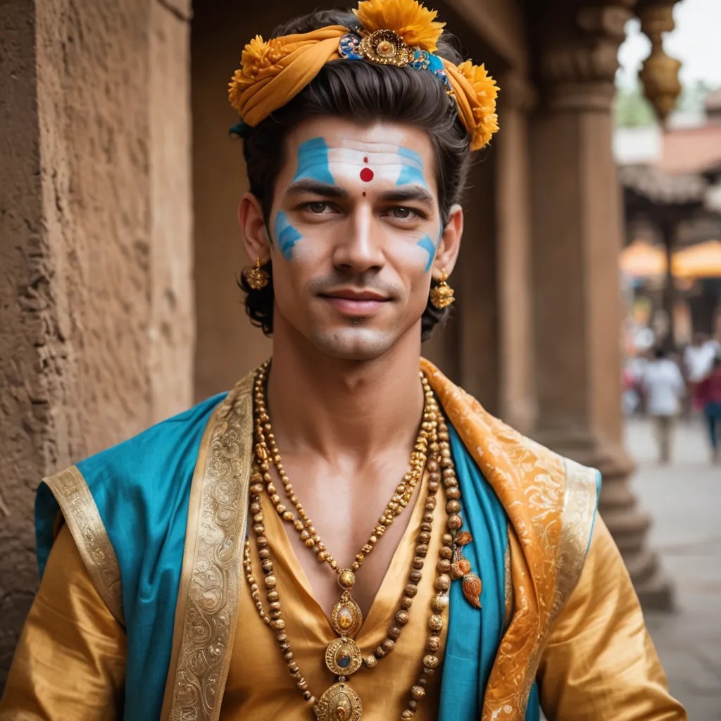 Krishna Costume Photo Style