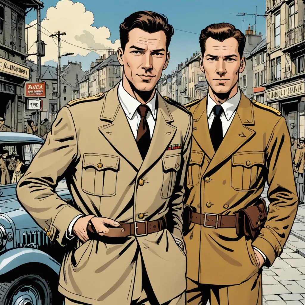 L’Anime des Années Cinquante et Soixante, Bande Dessinée Blake et Mortimer Photo Style