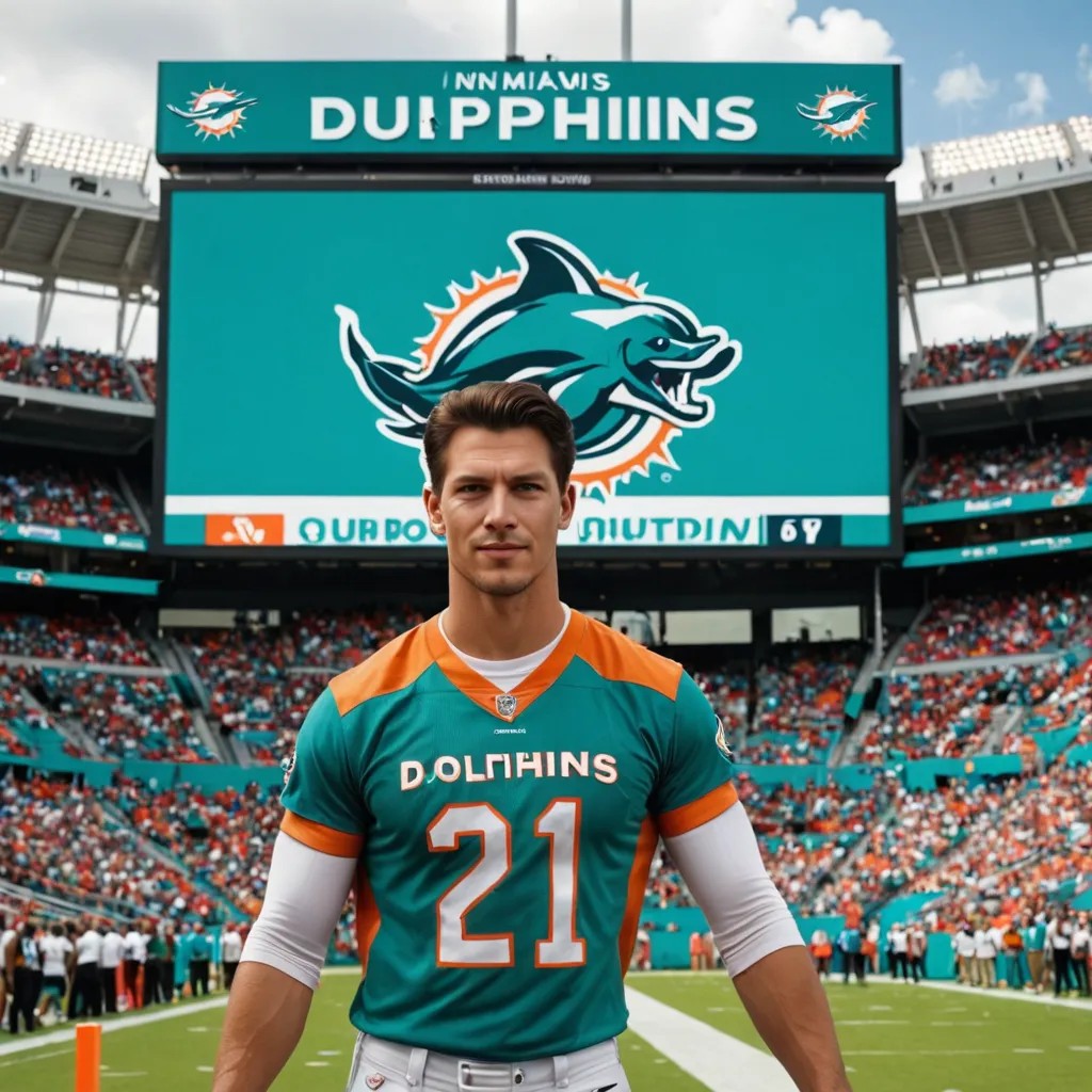 Converted Miami Dolphins Jumbotron Stadium Scoreboard image