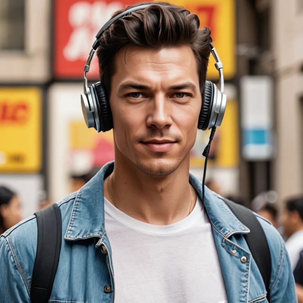 Music OST Player Comic Photo Style