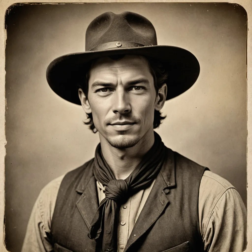 Old West Bandit Photo Style