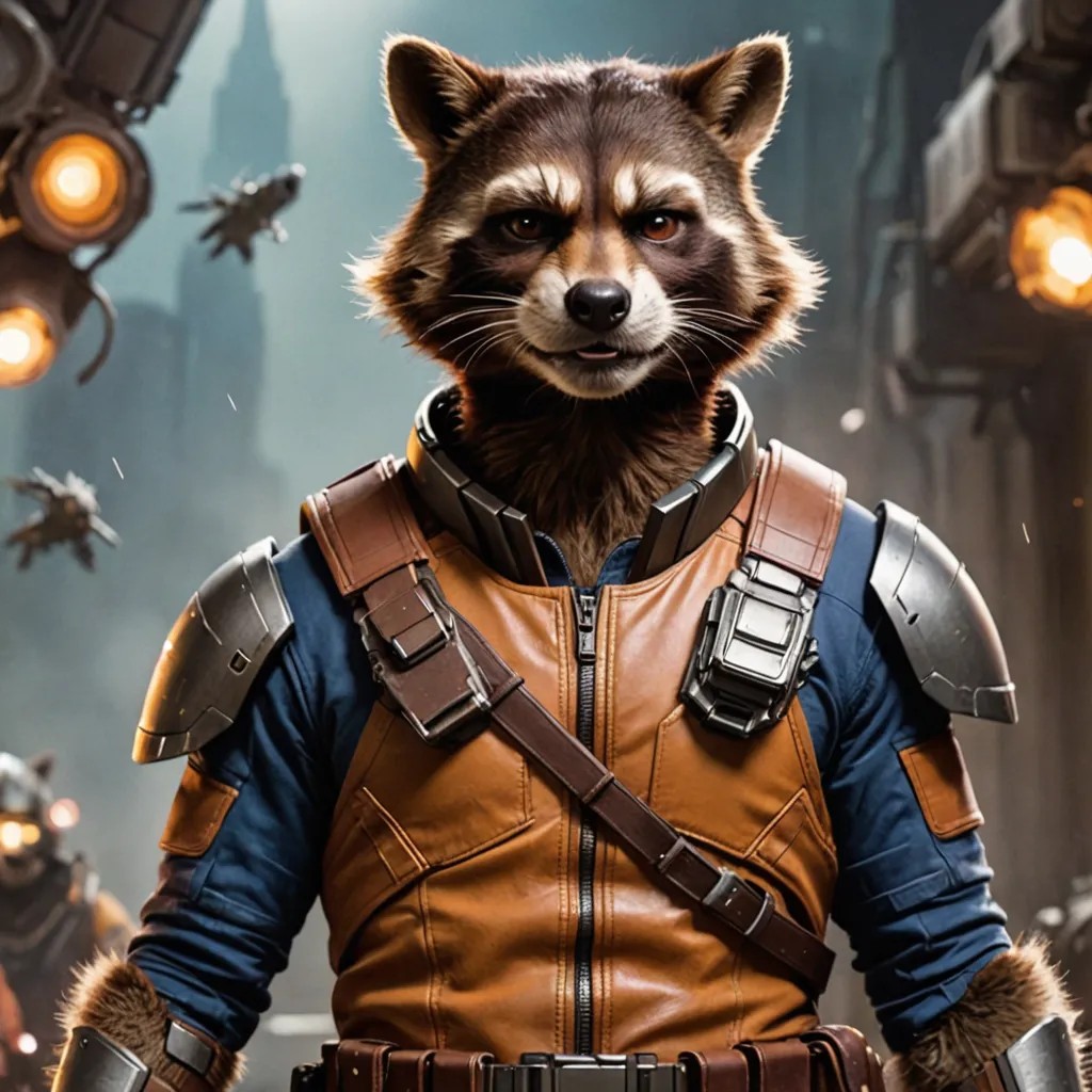 Rocket Raccoon Photo Style