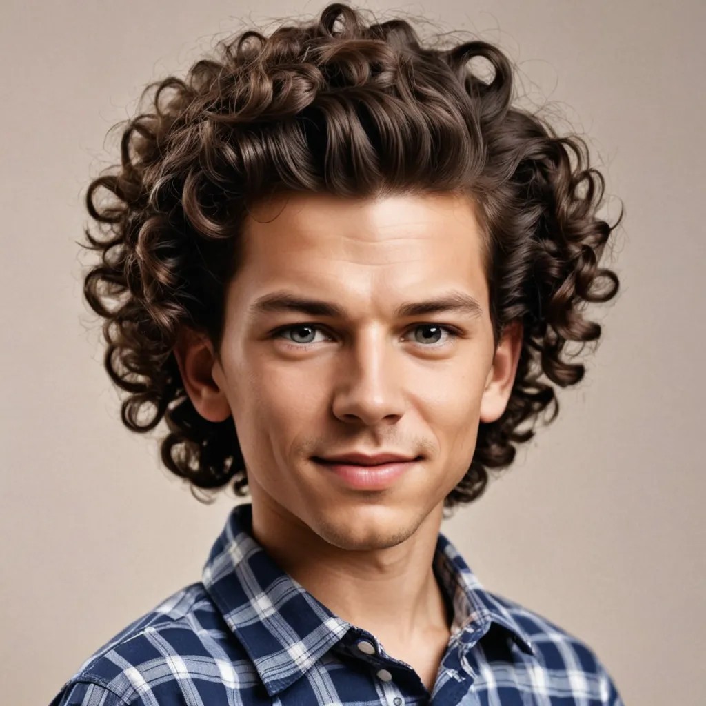 Royal Toddler Black Curly Hair Photo Style