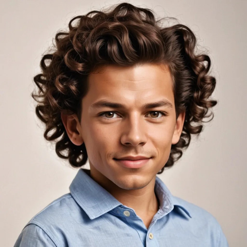 Royal Toddler Brown-Skinned Black Curly Hair Photo Style