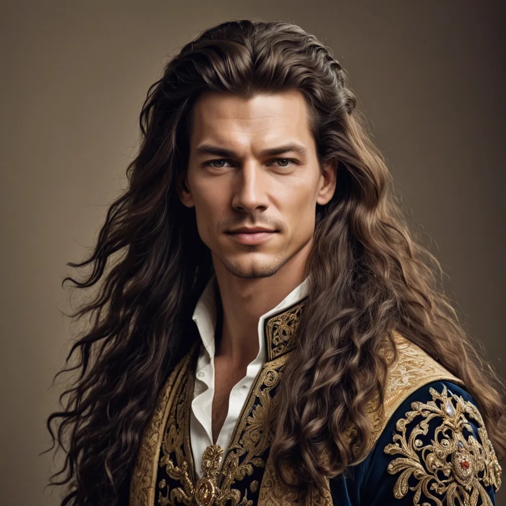 Royalty with Long Dreaded Hair Photo Style