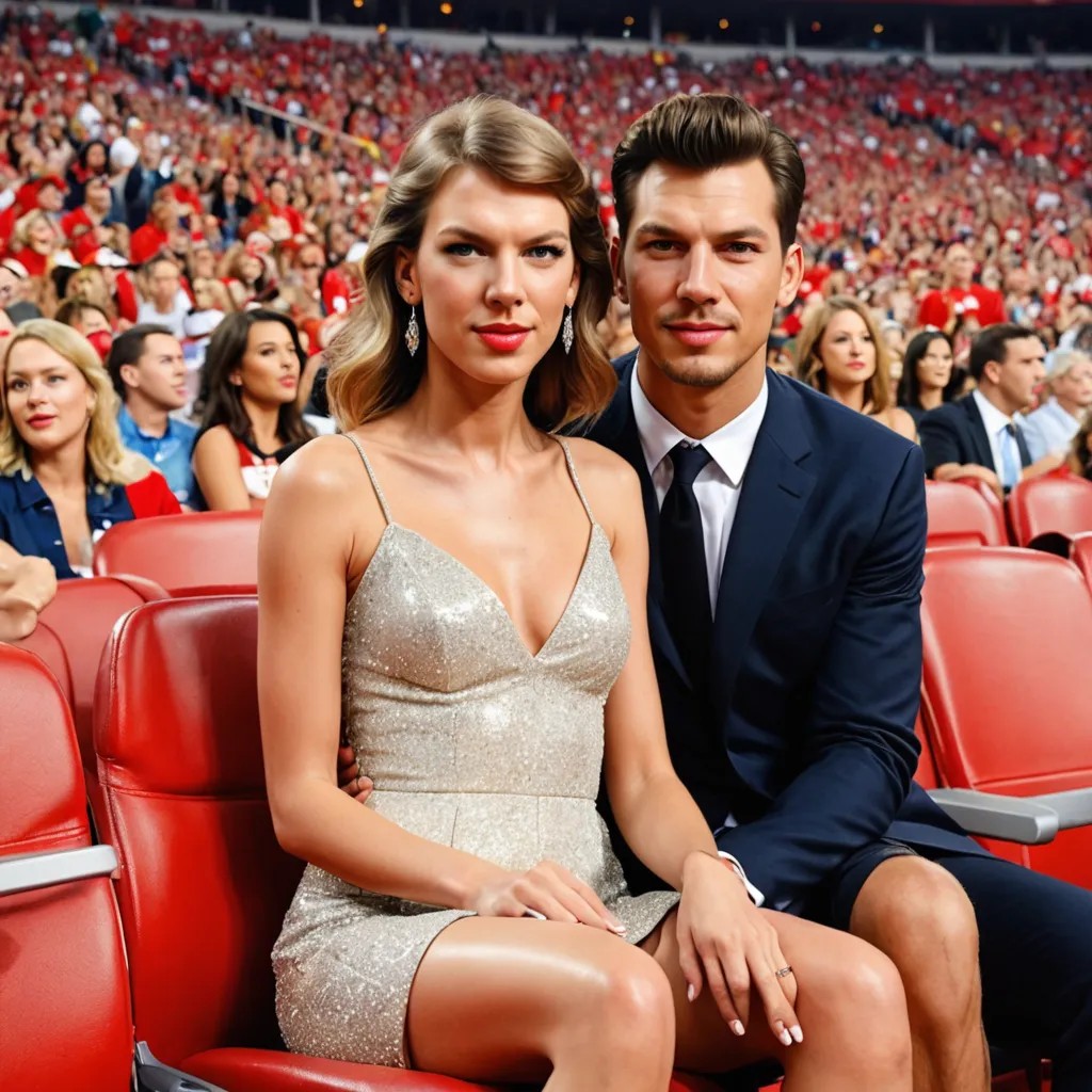Sitting in Arrowhead Stadium with Taylor Swift Photo Style