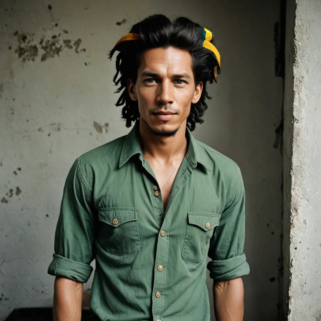 Ubah Badan, Latar Belakang dan Pakaian Seperti Bob Marley Photo Style