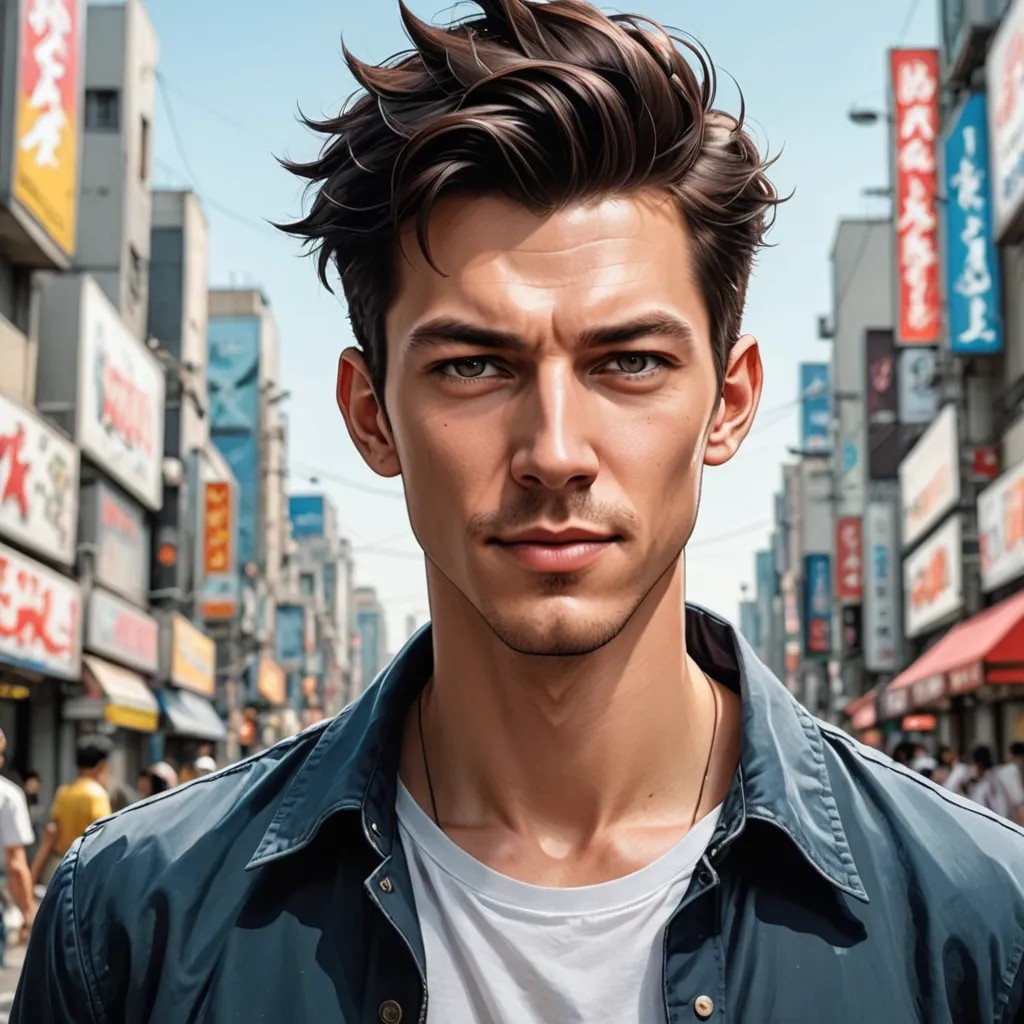 Anime Comic Art Photo Style