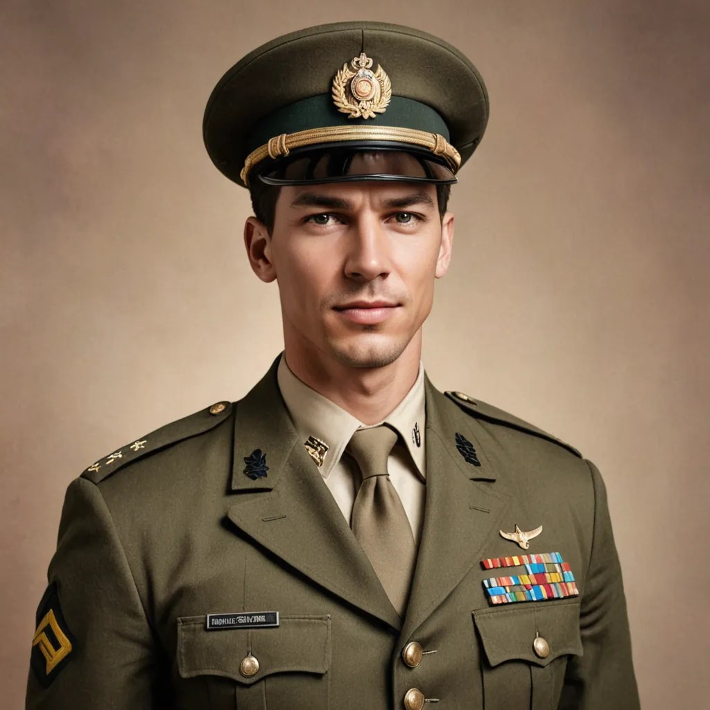 Army Uniform Photo Style
