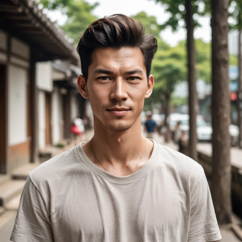 Asian person Photo Style