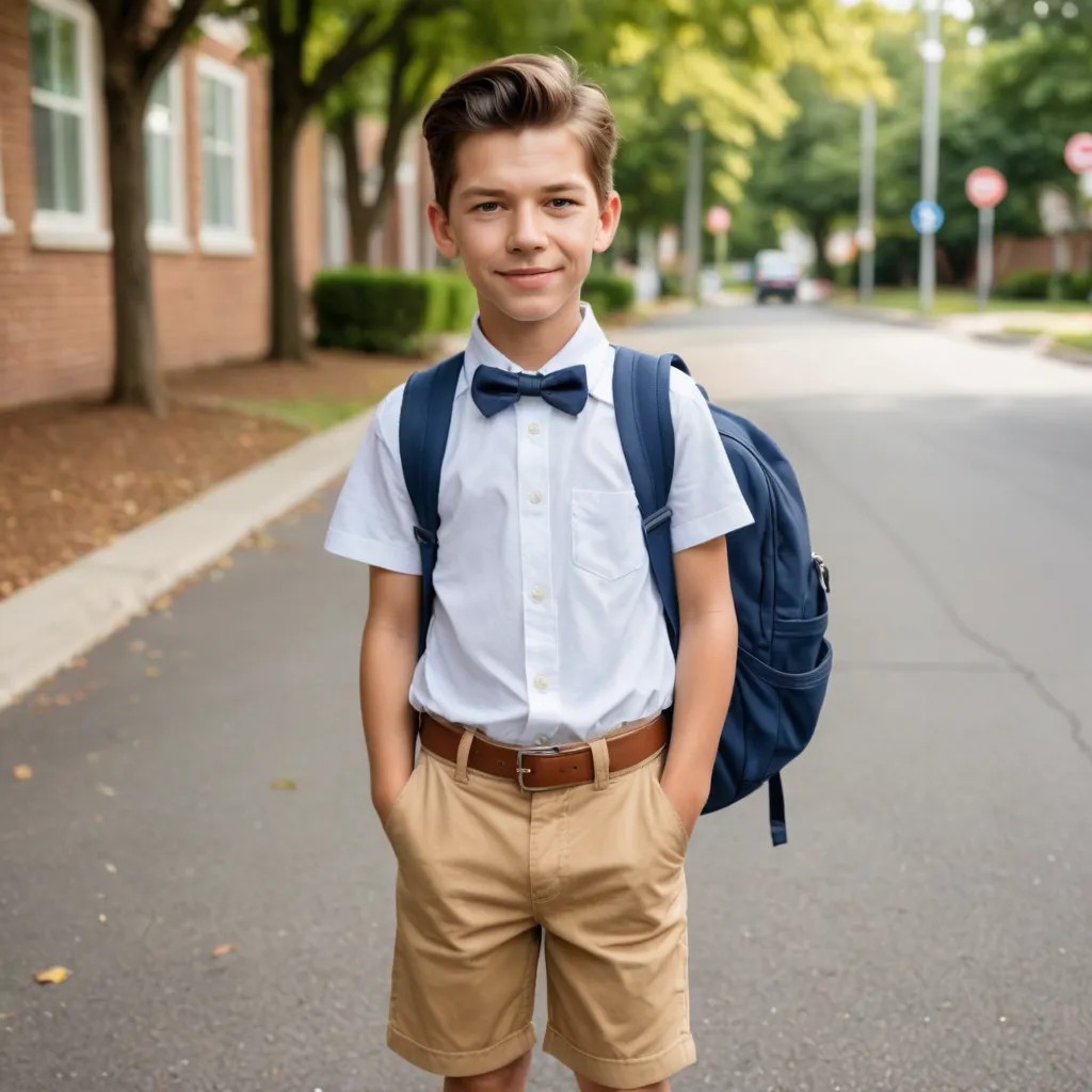 Back to School Kindergartener Preschooler Pose First Day Photo Style