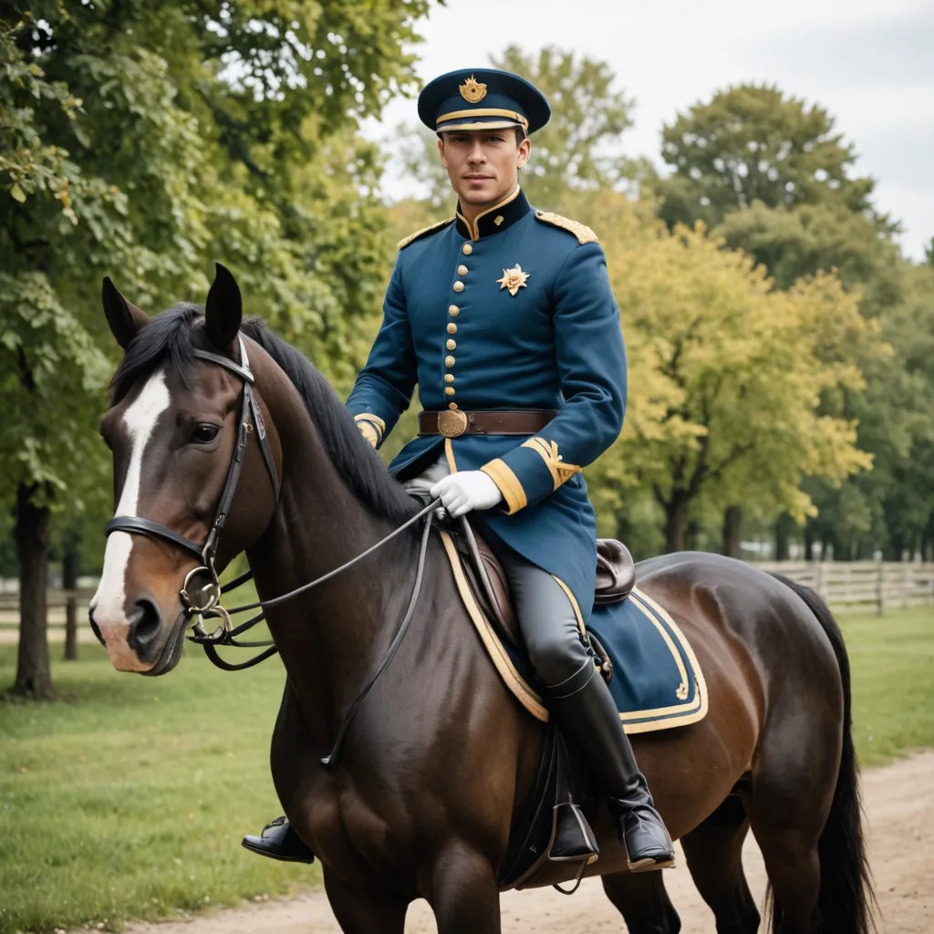 Cavalry Uniform Photo Style