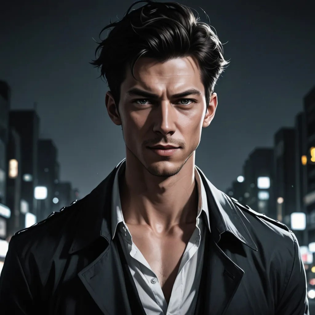 Dark Anime and Thrilling Draw Photo Style