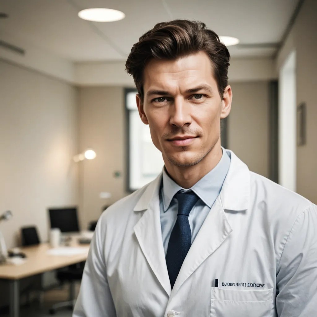 Doctor at Karolinska Institute in Stockholm Photo Style
