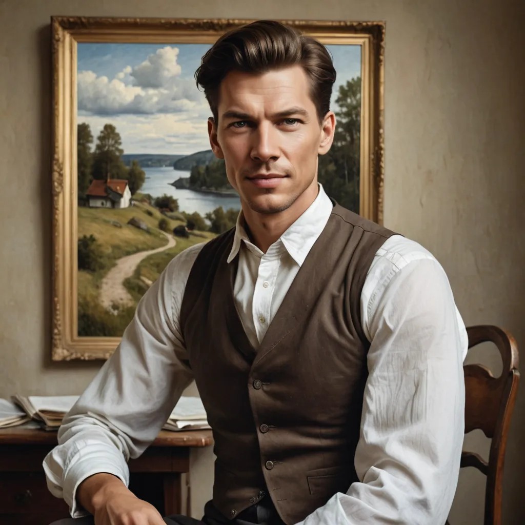 Famous Swedish Painter Photo Style