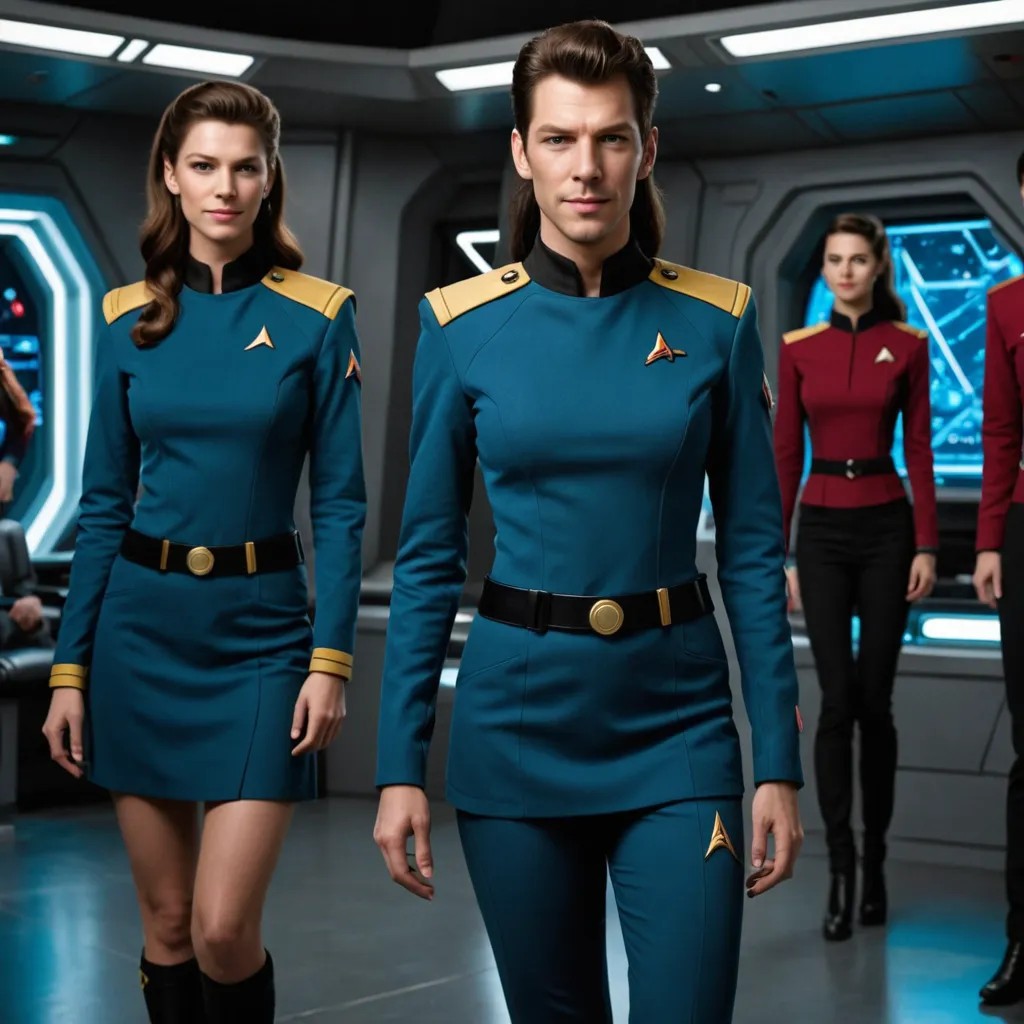 Girls Starfleet Uniform Photo Style