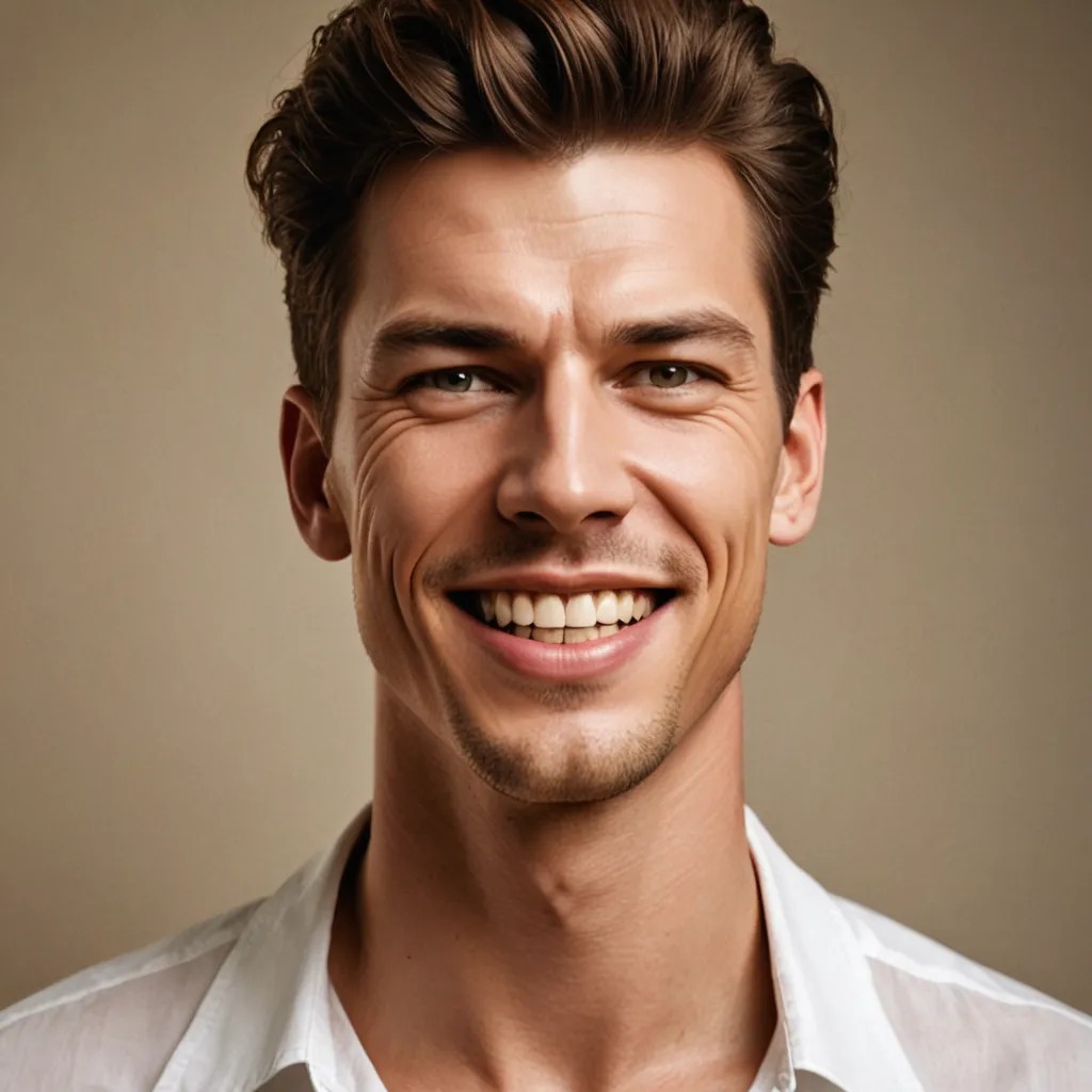 Golden Teeth Photo Style
