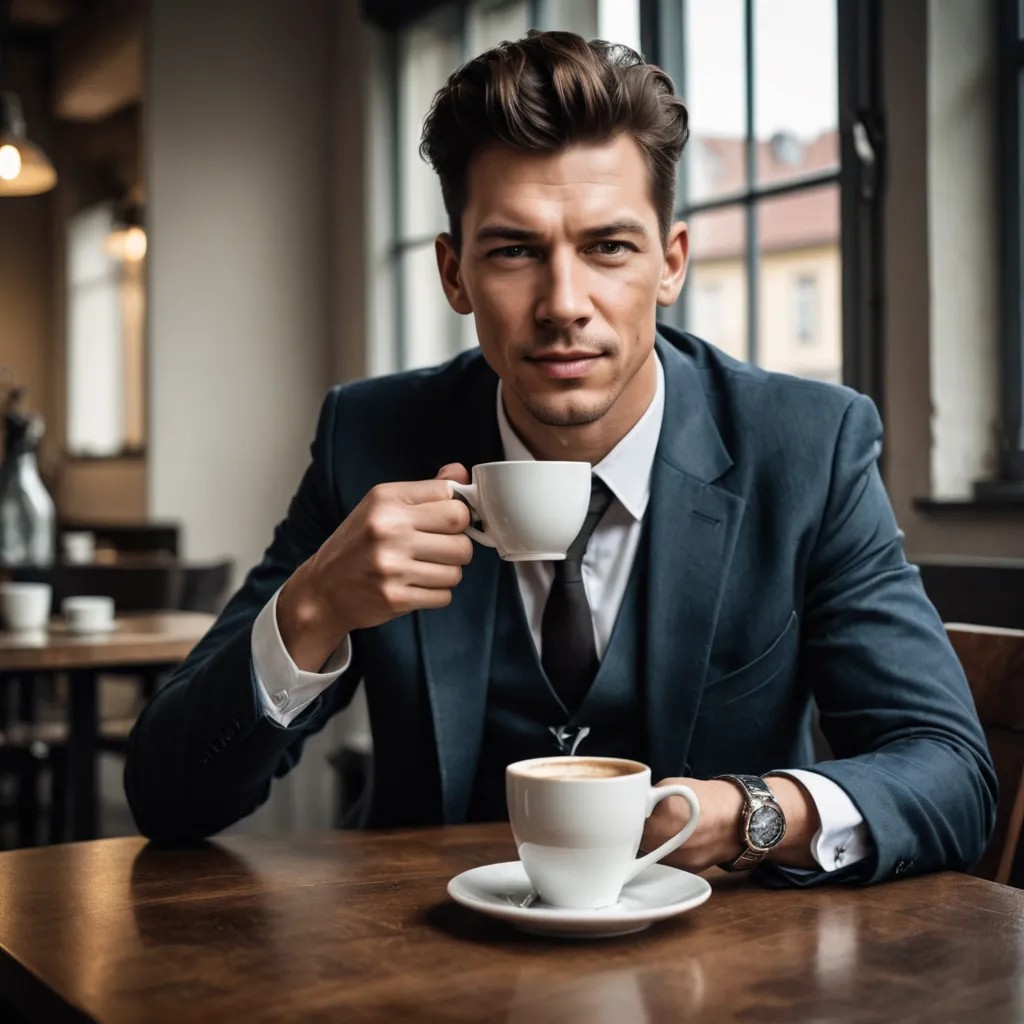 Guten Morgen mit Kaffee, Gangster Photo Style