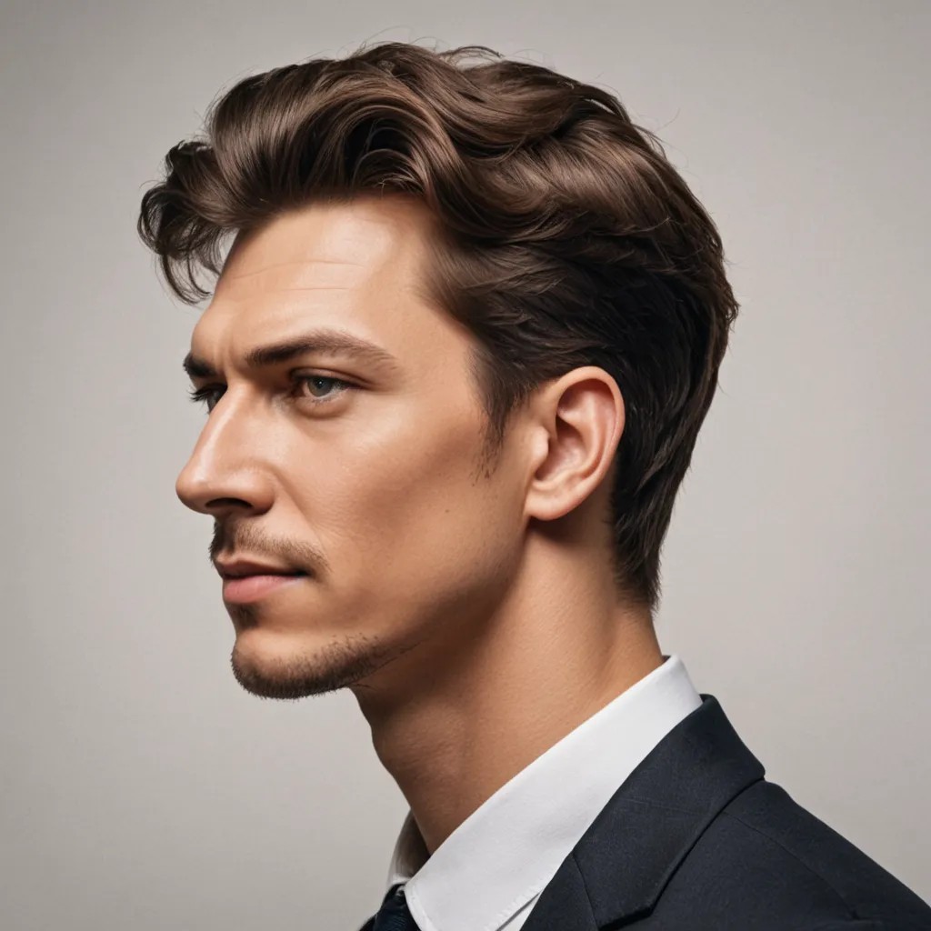 Head Looking Right Photo Style