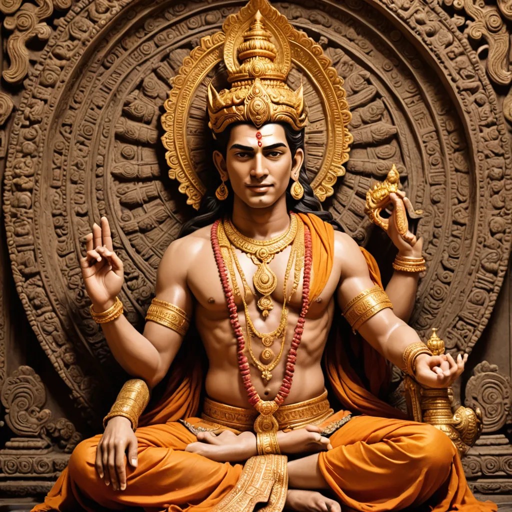 Converted Hindu God Photo image
