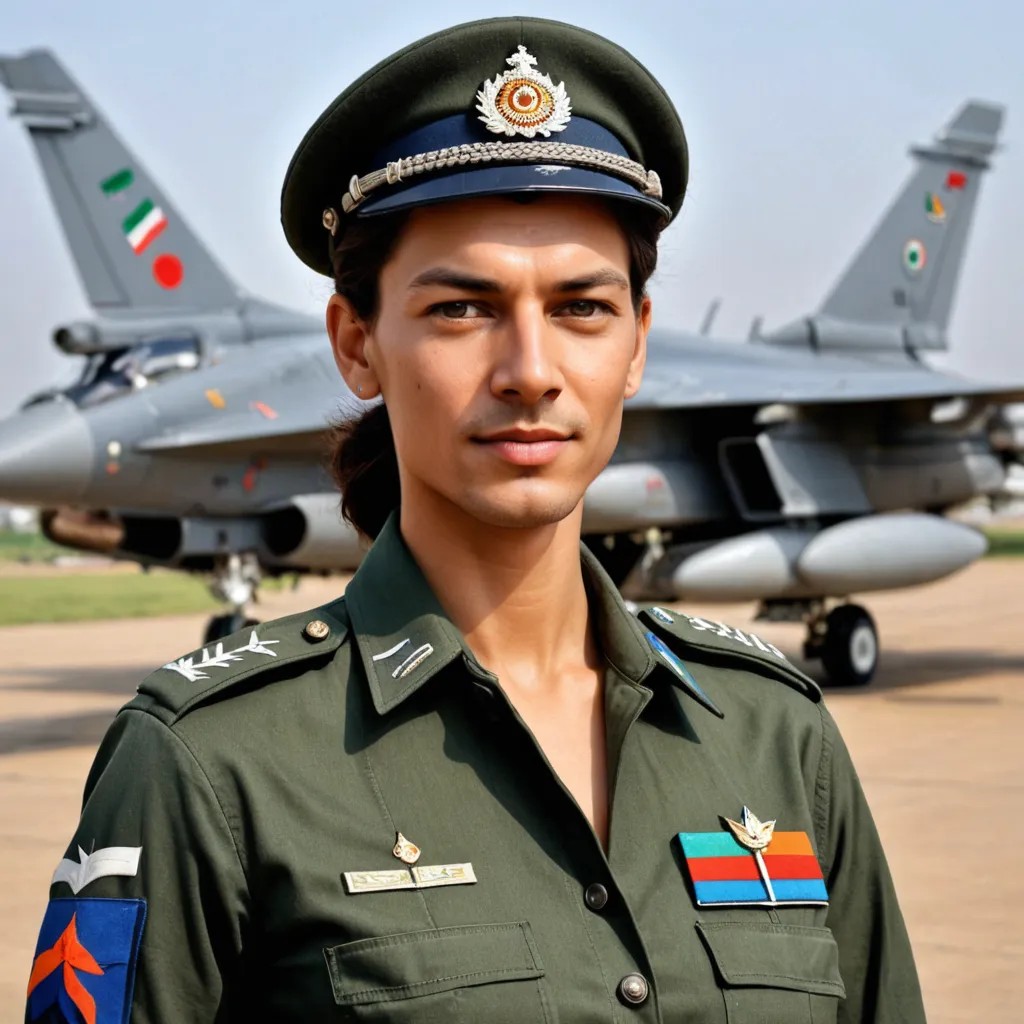 Indian Air Force Women Photo Style