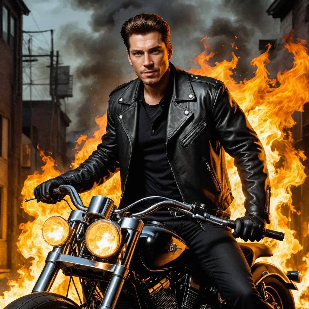 Johnny Blaze Photo Style