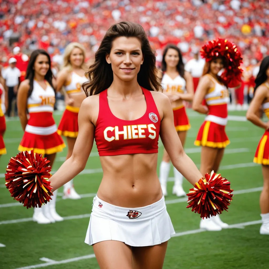 Kansas City Chiefs Cheerleader Photo Style