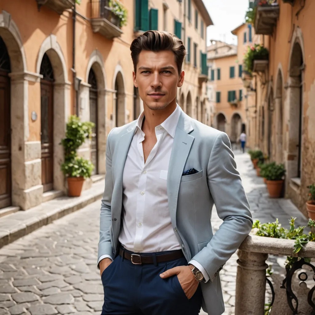 Lady in Italy Photo Style