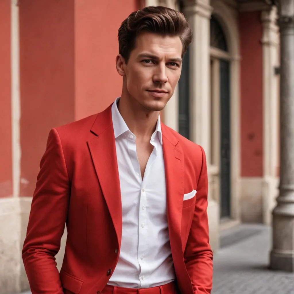 Lady in Red Photo Style