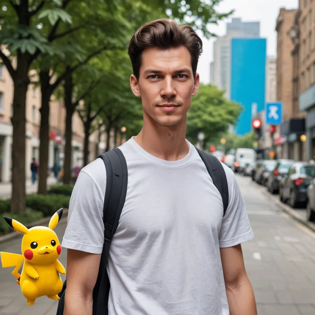 Make a Normal Image Be the Same but Look Like a Pokémon Photo Style