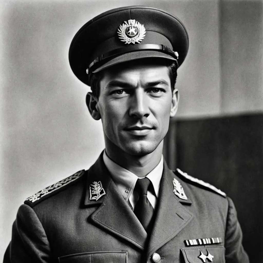 Mustafa Kemal Army Captain Photo Style