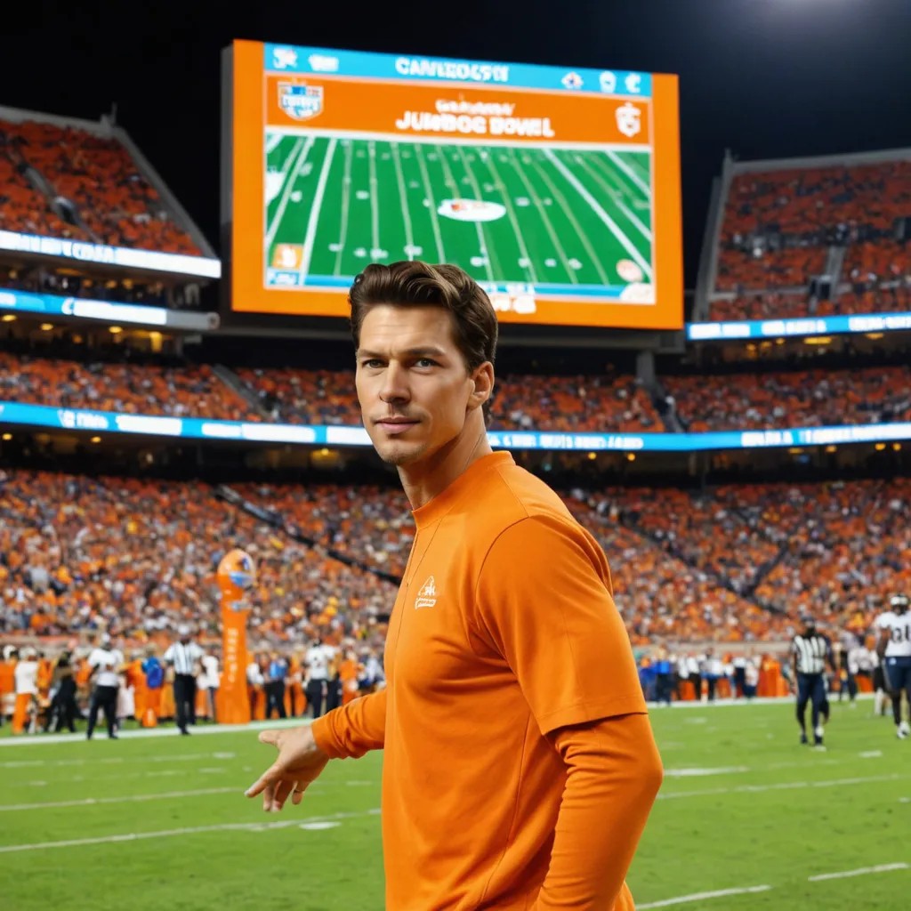 Orange Bowl Jumbotron Stadium Scoreboard Photo Style