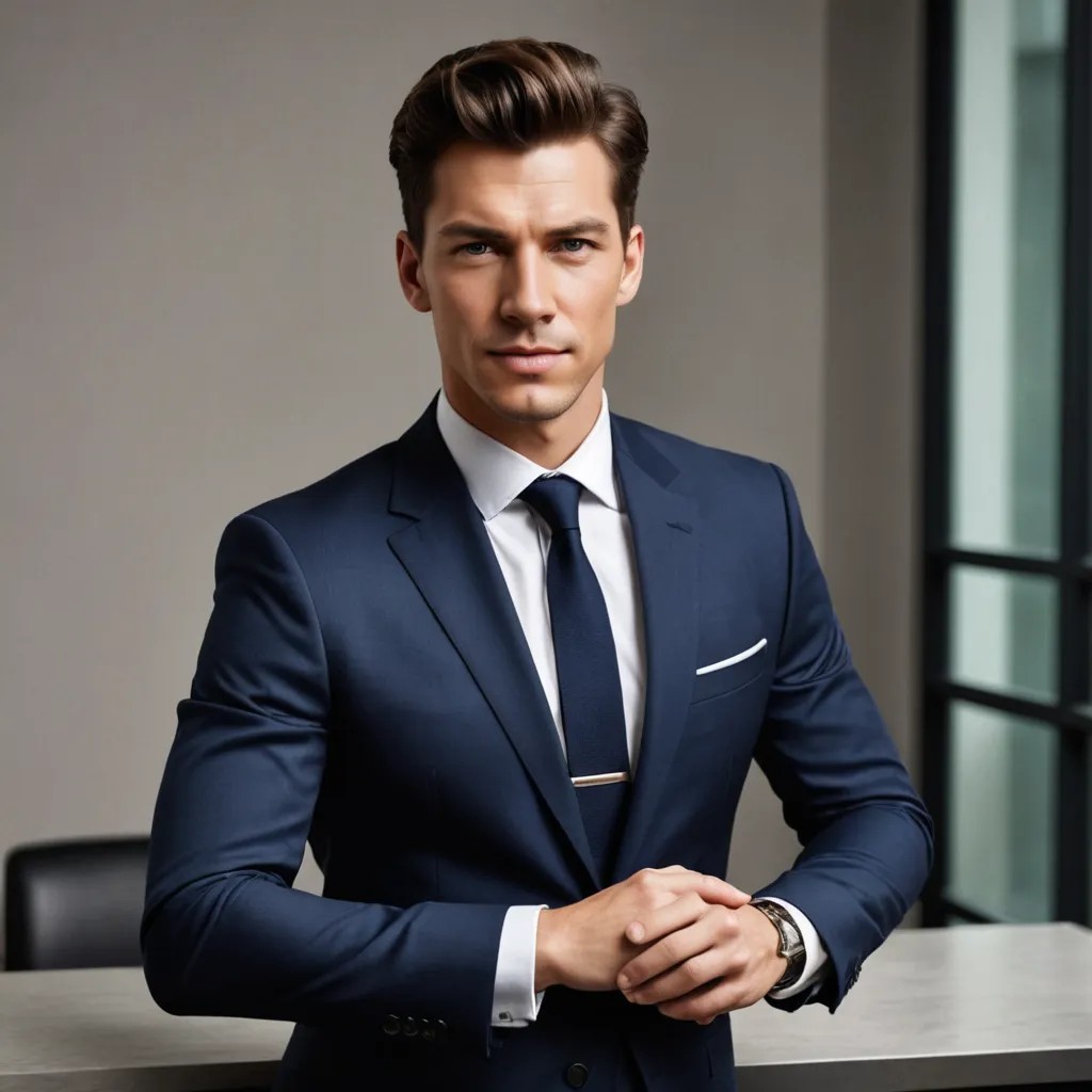 Preserve the Face, Short Hair, Wearing Corporate Attire Photo Style