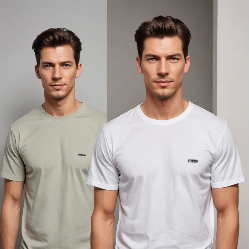 Same Background, Same T-shirt, Side On Photo Style