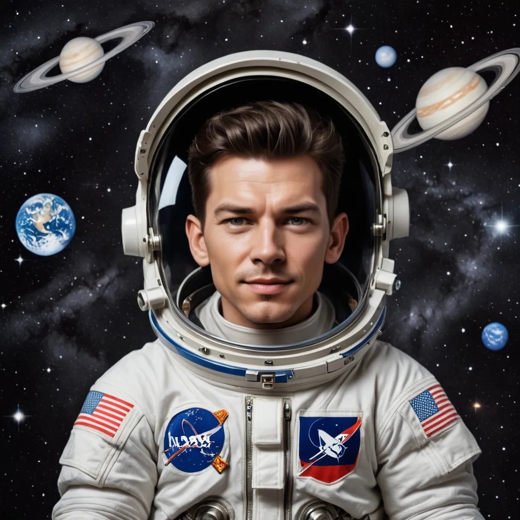 Space Baby Photo Style
