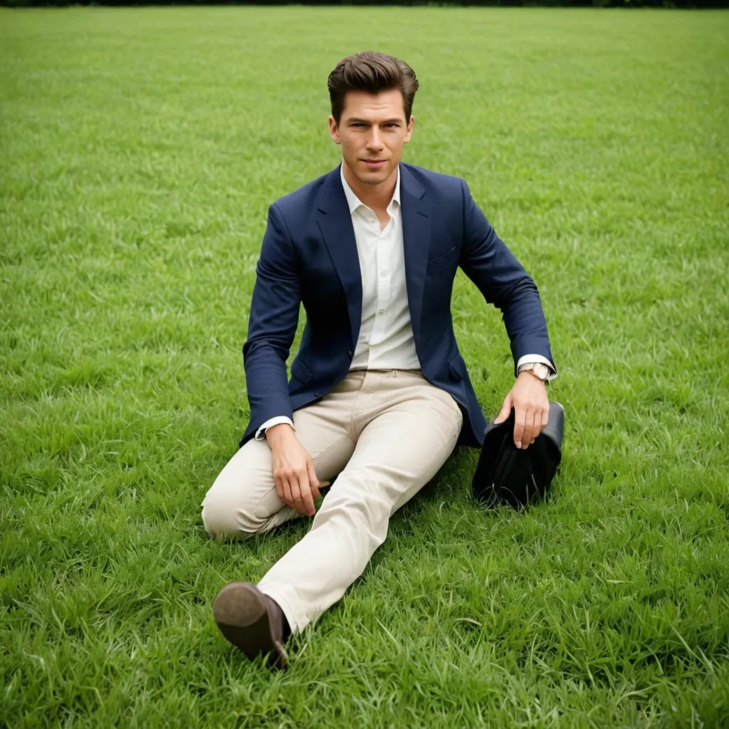 Stand on Grass Photo Style