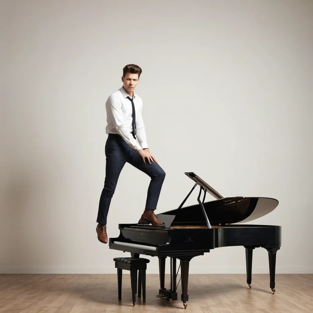Converted Standing on a Piano image