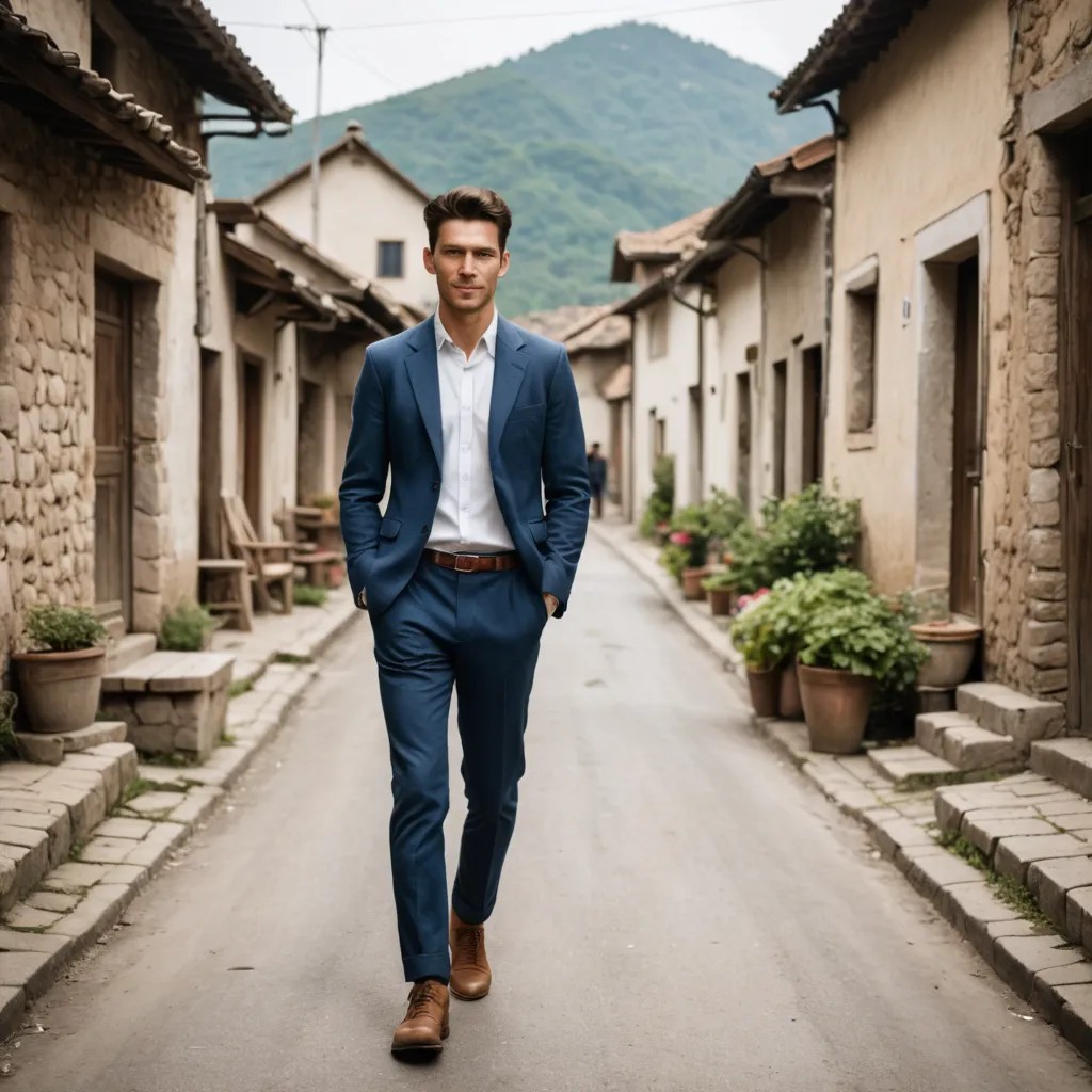 Village Street Photo Style