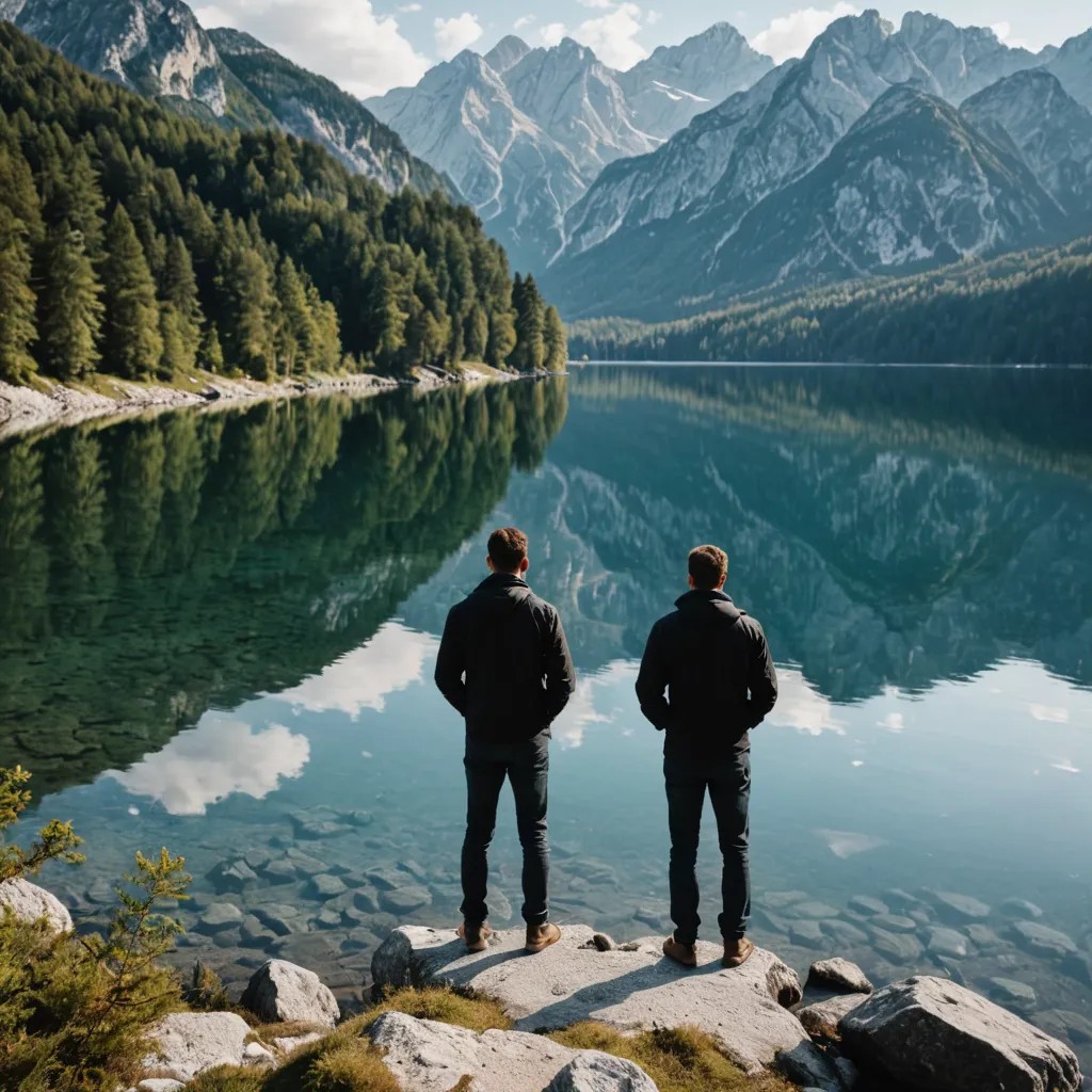 Wanderer am Eibsee Photo Style